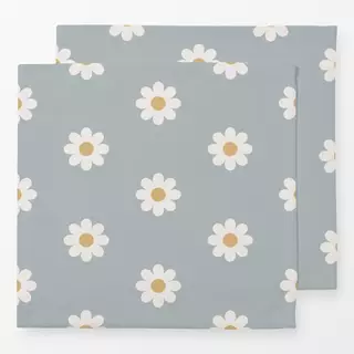 Servietten Gänseblümchen Blau