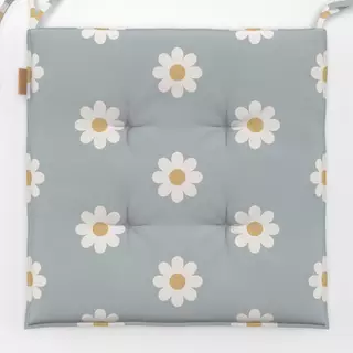 Sitzkissen Gänseblümchen Blau