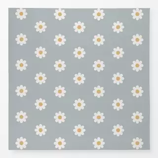 Tischdecke Gänseblümchen Blau
