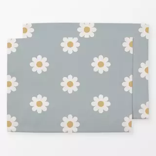 Tischset Gänseblümchen Blau