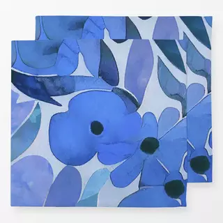 Servietten Floral Summer blue
