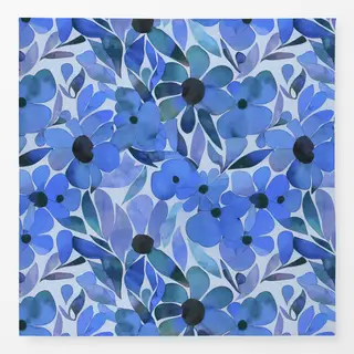 Tischdecke Floral Summer blue
