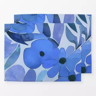 Tischset Floral Summer blue