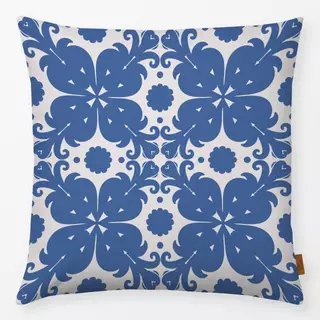 Kissen Blockprint Indigo Muster 5