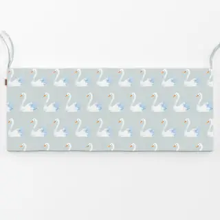 Bankauflage Schwäne im Wasser