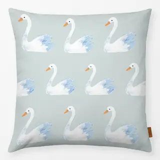 Kissen Schwäne im Wasser