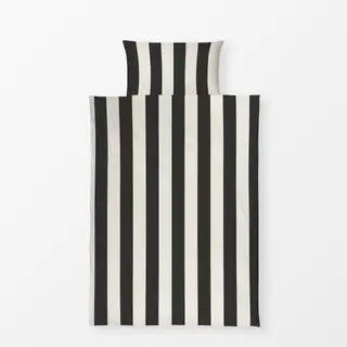 Bettwäsche Classic Black & White Stripes