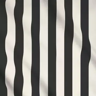 Meterware Classic Black & White Stripes