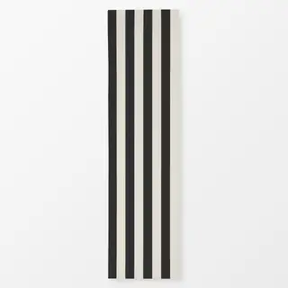 Tischläufer Classic Black & White Stripes