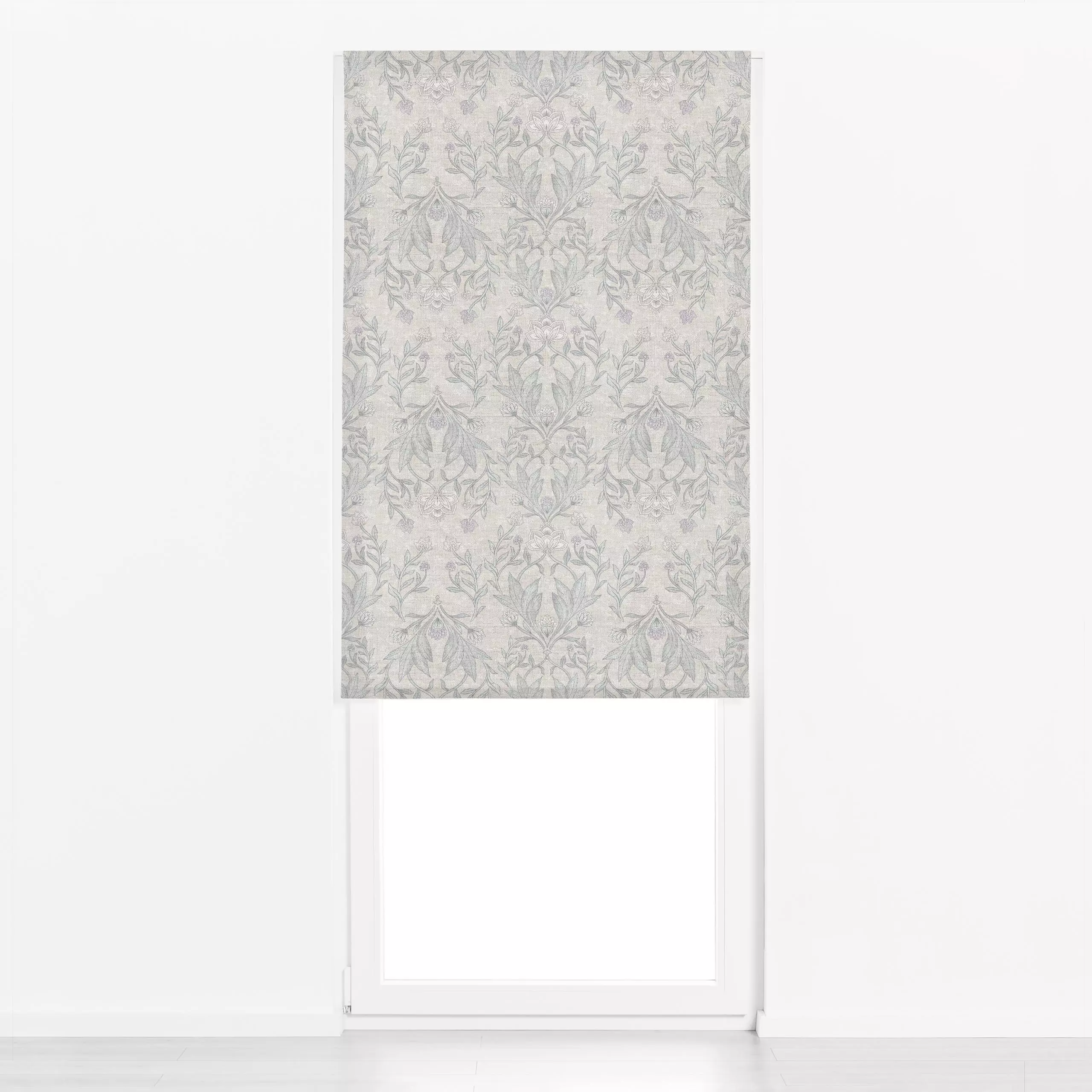 Raffrollo Florale Cottage Core Muster - Blumen & Florales, Frühling, Retro & Vintage - von „Bloomery Decor"; Blüten, antique...