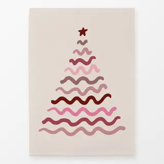 Geschirrtücher Wave Tree rosa