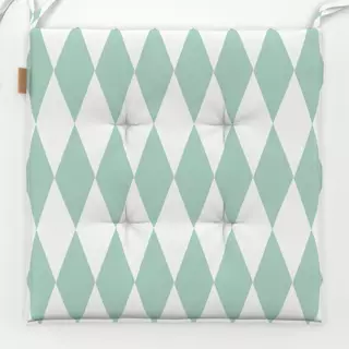 Sitzkissen Diamond Pattern mint