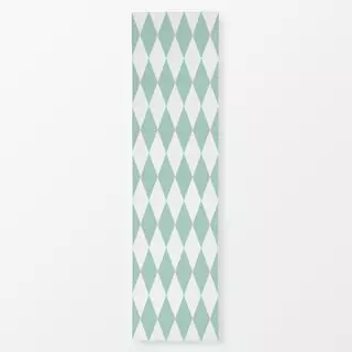 Tischläufer Diamond Pattern mint