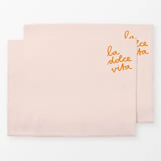 Tischset La Dolce Vita Orange Wende