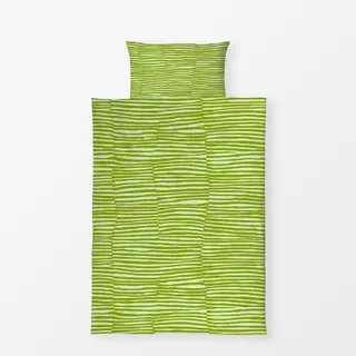 Bettwäsche Geradlinigkeit gruen