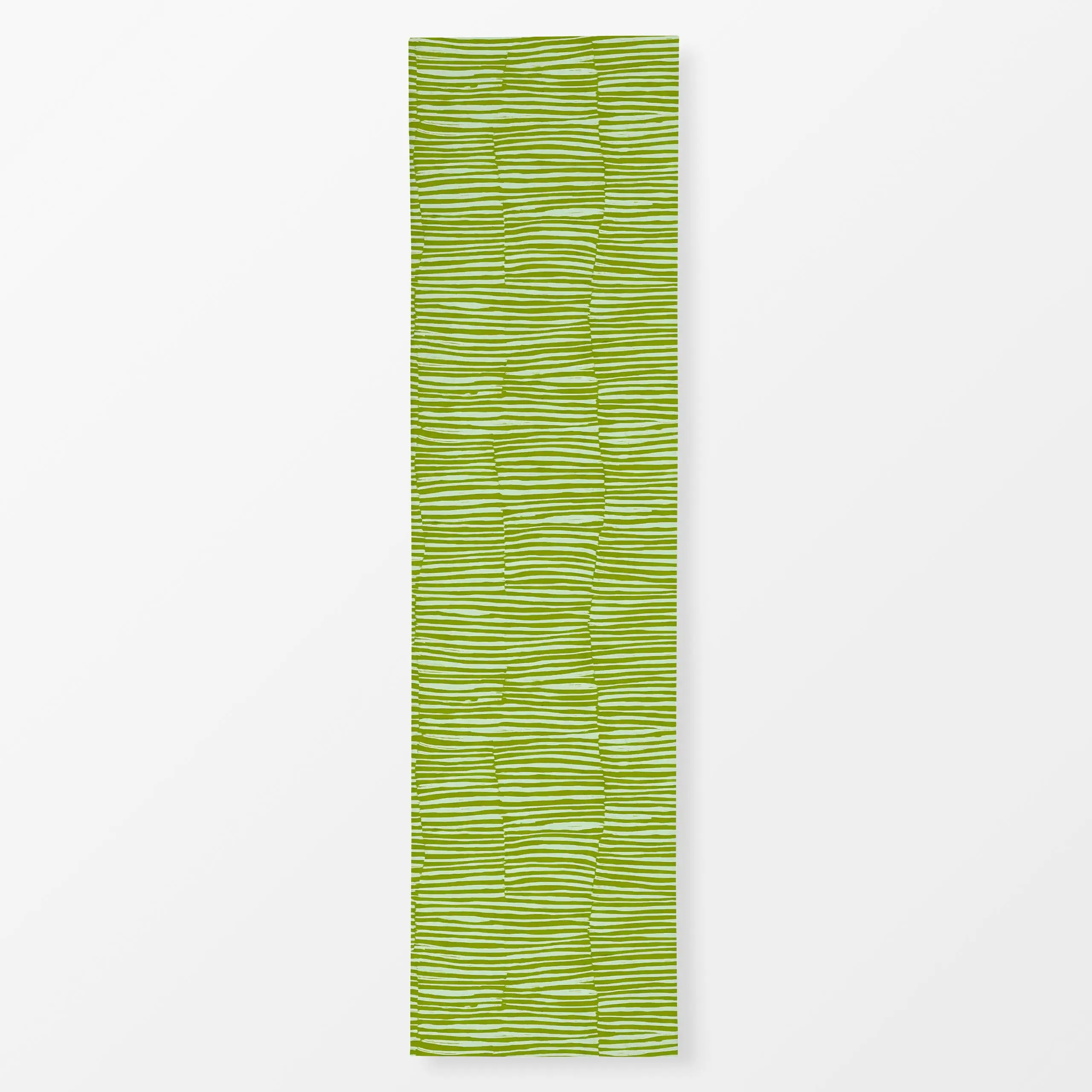 Tischläufer Geradlinigkeit gruen - Sommer, Symbole & Muster, Aktion - von „Malou Studio"; boho, hippie, Muster, minimal, lin...