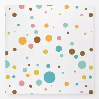 Tischdecke bunte Konfetti Punkte