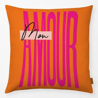 Kissen Mon Amour Orange