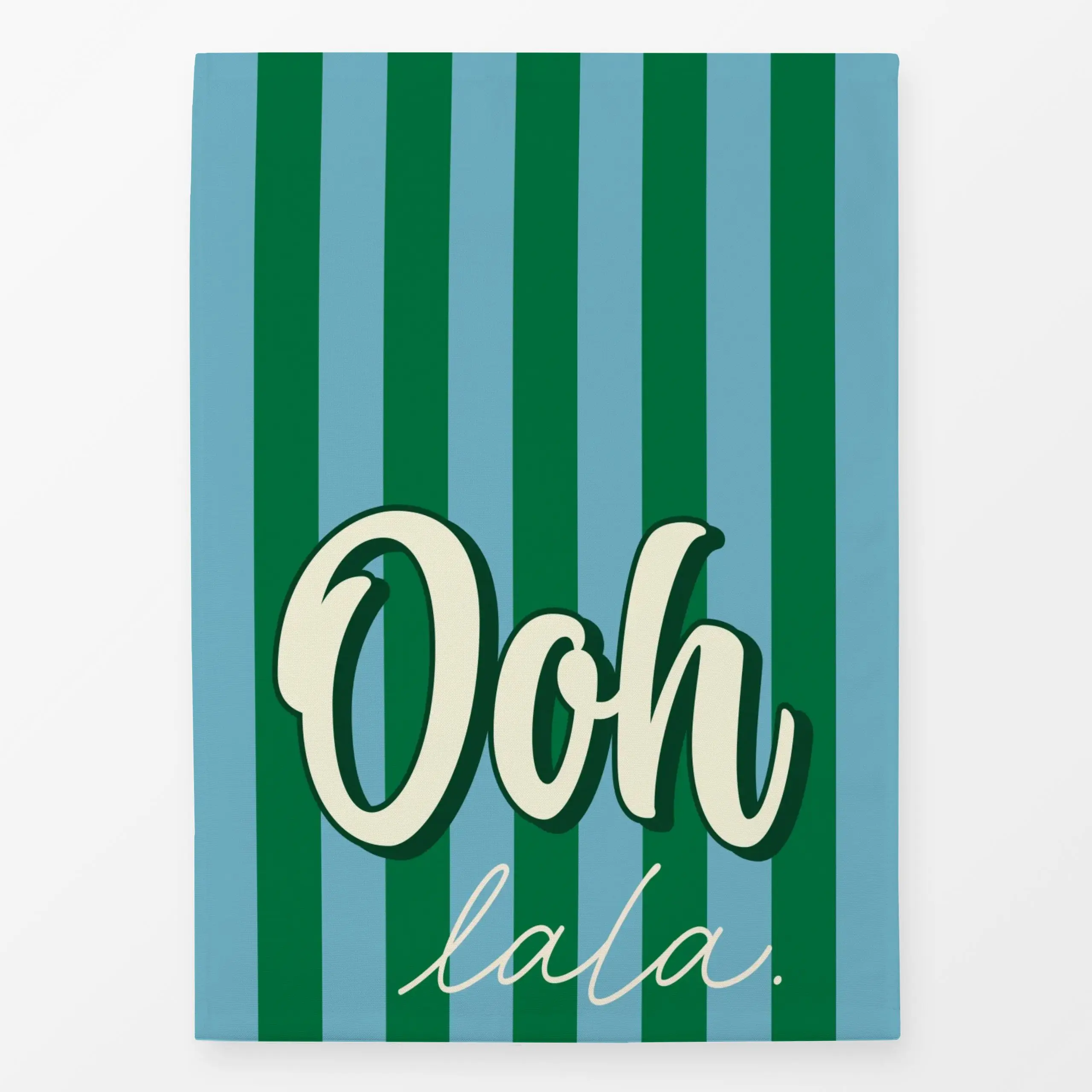 Geschirrtücher ooh lala green - Liebe, Romantik & Pride, Sommer, Symbole & Muster - von „Malou Studio"; boho, hippie, Streif...