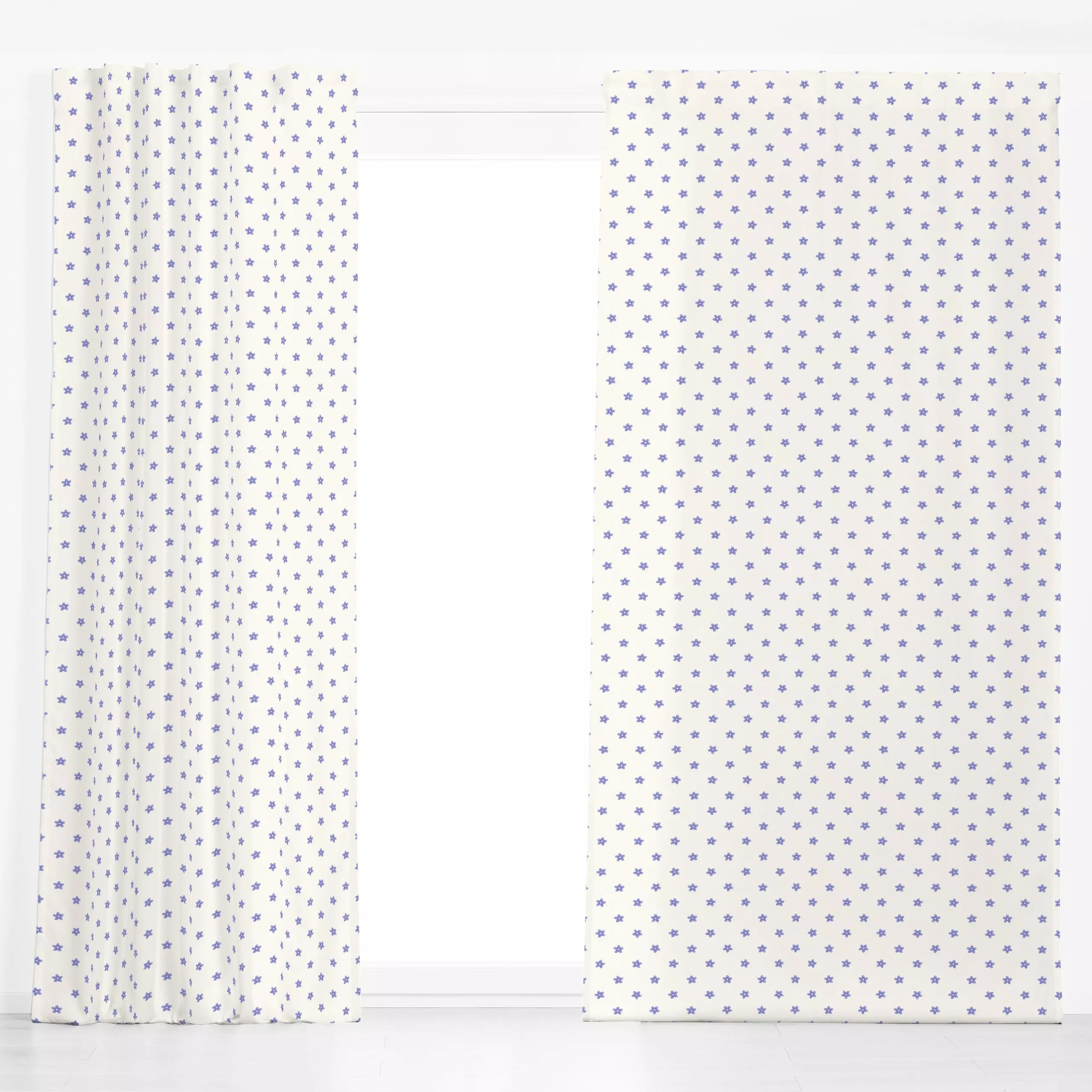 Dekovorhang Blümchen Lavendel - Blumen & Florales - von „Studio Kesse"; Blumen, Garten, Blüten, Wildblumen, Sommerblumen, li...