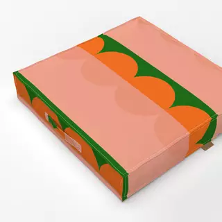 Bodenkissen Sommerstreifen