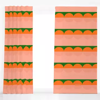 Dekovorhang Sommerstreifen