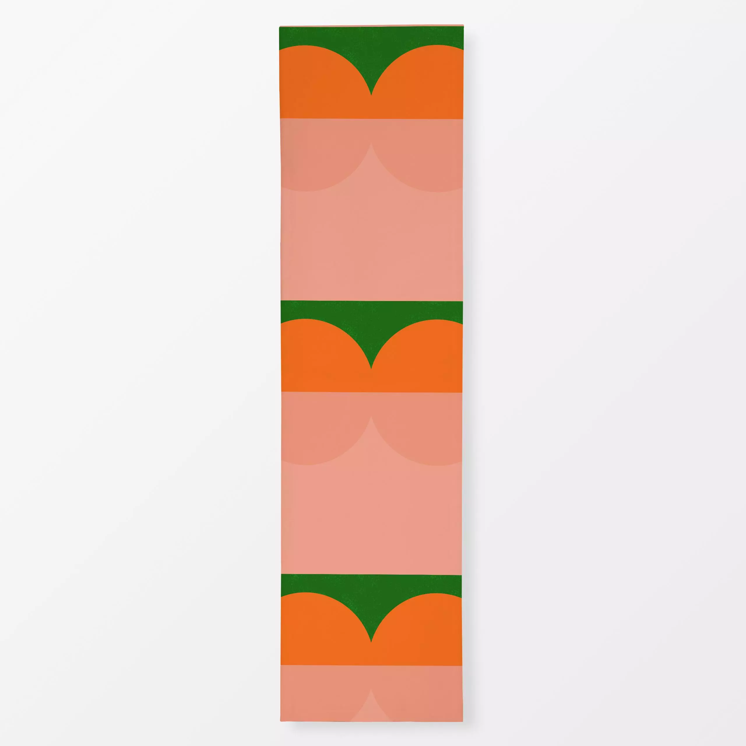Tischläufer Sommerstreifen - Sommer, Symbole & Muster - von „Maria Eugênia Zanchet"; Frucht, minimal, Orange