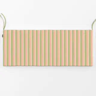 Bankauflage Summer Stripes Peach Green