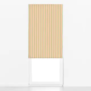 Raffrollo Summer Stripes Peach Green
