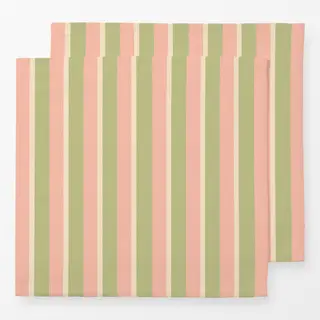 Servietten Summer Stripes Peach Green