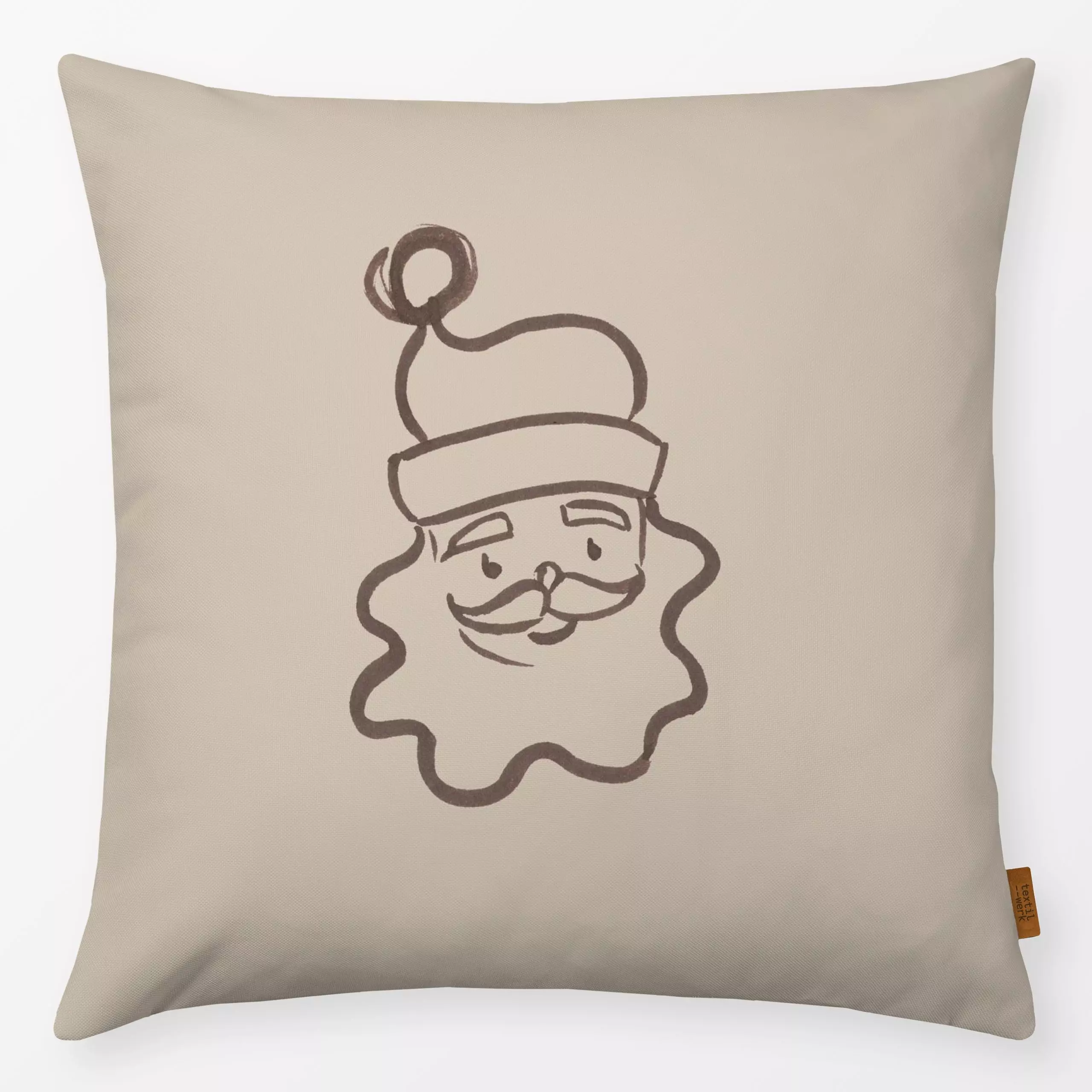 Kissen Santra Umbra - Weihnachten, Anlässe - von „Kruth Design"; Weihnachtsmann, Weihnachten, Winter, weihnachtlich, Weihnac...
