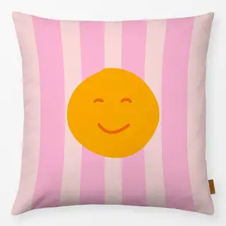 Kissen Happy Smile pink
