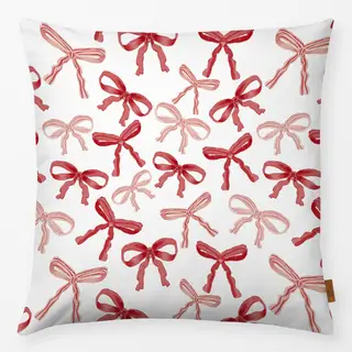 Kissen Weihnachts Schleifen Rot