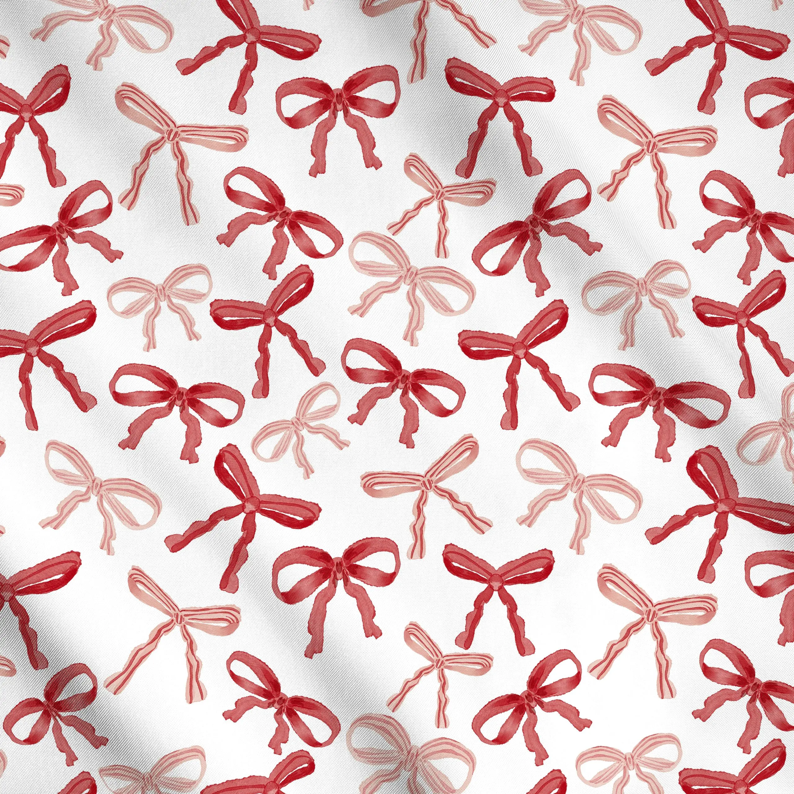 Meterware Weihnachts Schleifen Rot - Weihnachten - von „Uta Naumann"; Weihnachten, niedlich, vintage, landhaus, Weihnachtski...