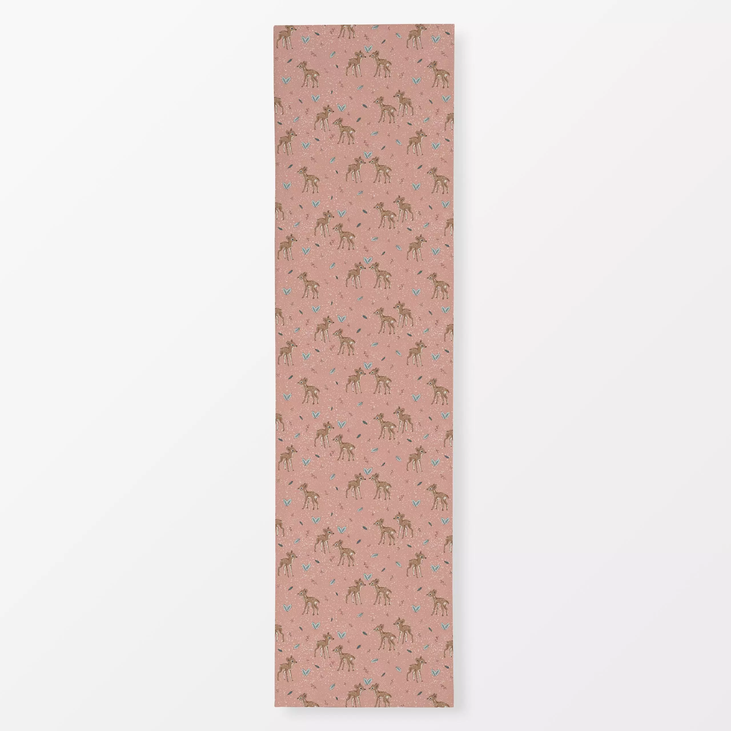 Tischläufer Bambi rosa - Kinderzimmer & Motive für Kinder, Tiere - von „Kantioler Design"; Blätter, Zweige, Beeren, Weihnach...