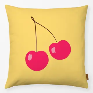 Kissen Zwei Kirschen