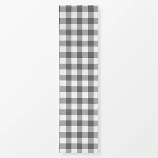 Tischläufer Gingham Classic Grau