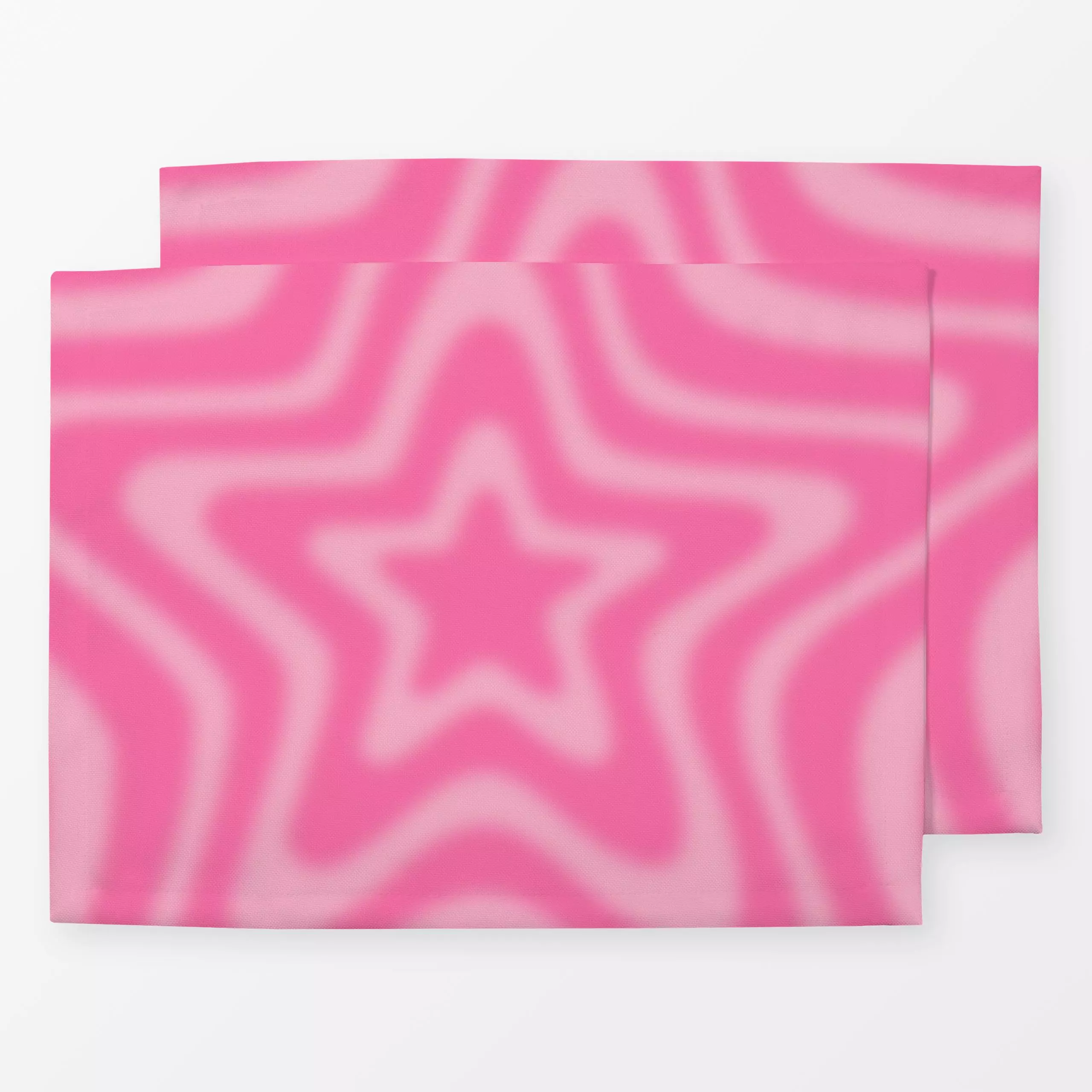 Tischset Star Gradient Pink - Kinderzimmer & Motive für Kinder, Symbole & Muster, Astronomie & Weltraum - von „textilwerk"; ...