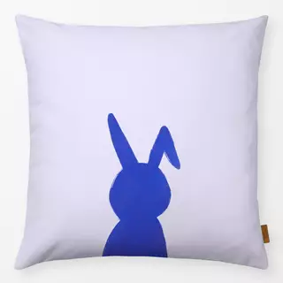 Kissen Osterhase blau