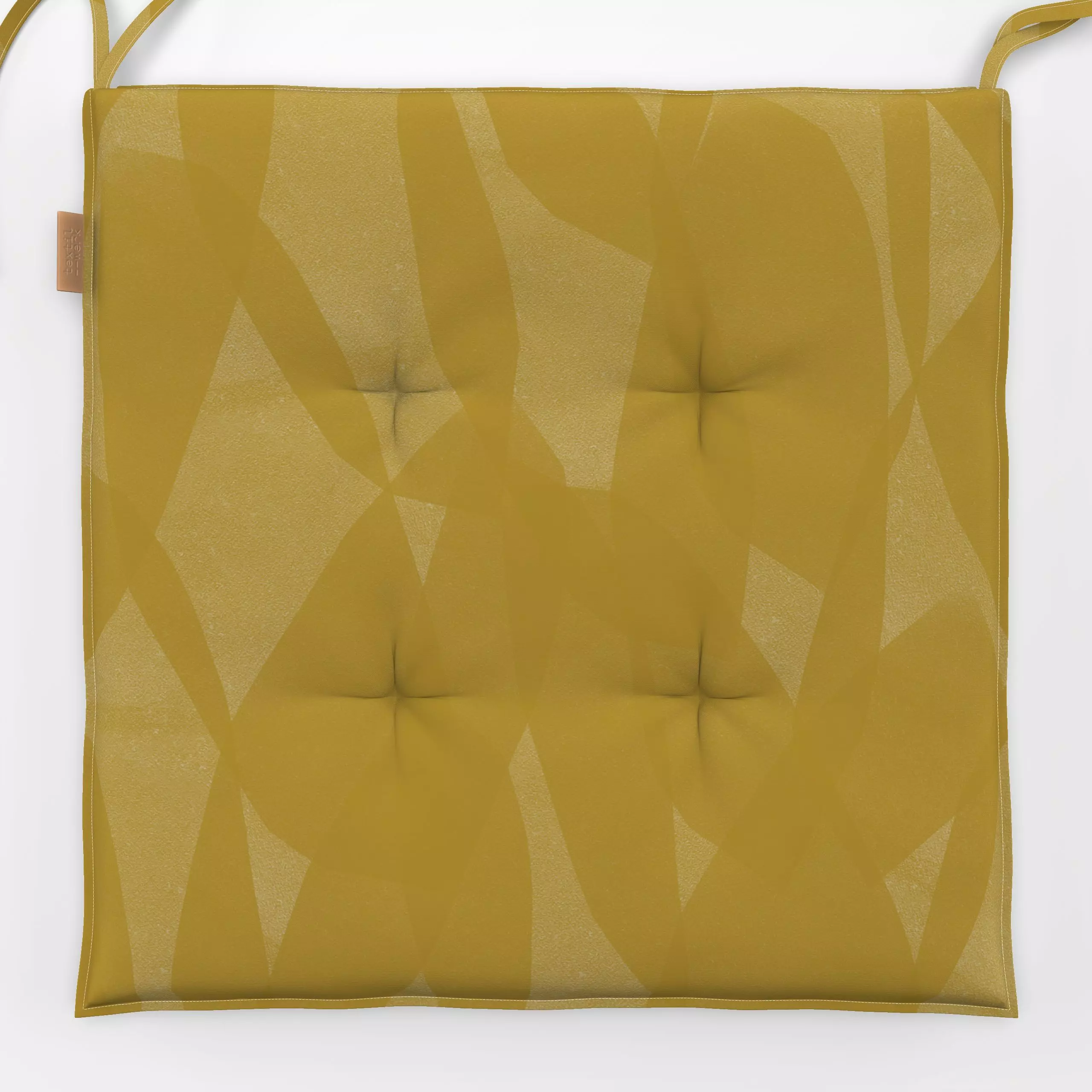 Sitzkissen Herbst Muster gelb - Herbst, Symbole & Muster - von „Jana Driver"; Muster, Herbst, gelb, Herbstdeko, herbstlich