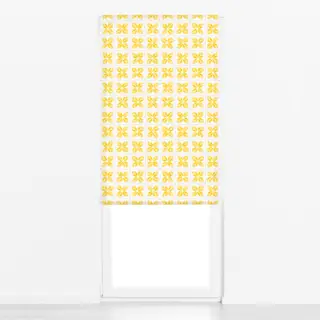 Raffrollo Azulejo Pattern 7 gelb