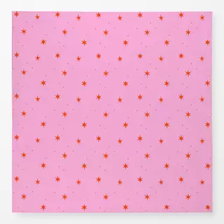 Tischdecke Sterne Pink & Rot