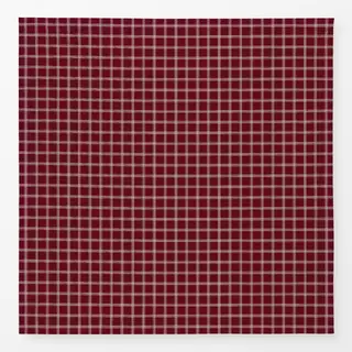 Tischdecke Winter Checks berry red