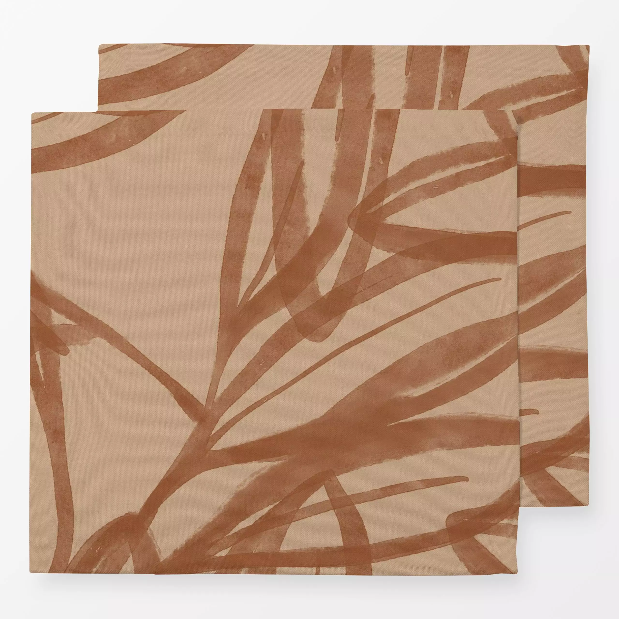 Servietten WATERCOLOR LEAF PATTERN - Blumen & Florales, Herbst - von „Kruth Design"; boho, Muster, skandinavisch, floral, He...