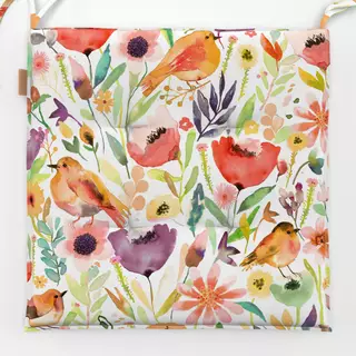Sitzkissen Whimsical Meadow Birds Fall