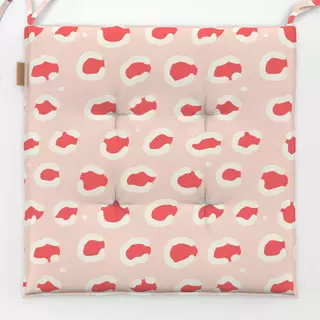 Sitzkissen Leo Print Funky Red