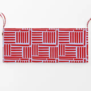 Bankauflage Beerenrot Linien