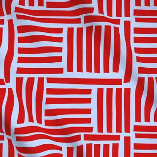 Meterware Beerenrot Linien