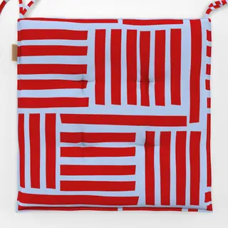 Sitzkissen Beerenrot Linien