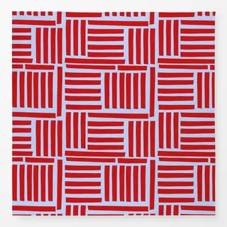 Tischdecke Beerenrot Linien